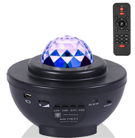 Lumière musicale LED avec télécommande, synchronisation musicale, lampe disco, changement de couleur multiple, cristal lumineux AUTO RGB, rythme musical