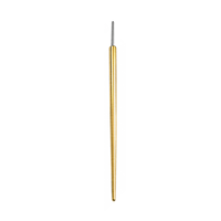 Accessoires de piercing corporel en titane ASTM F136 - TT - 16G plaqué or, tige conique à insertion pour piercing du nez, de l'oreille et du nombril