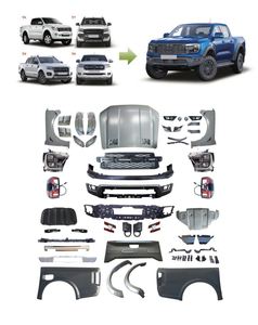 Kit de carrosserie de lifting avant amélioré et modifié pour Ford Ranger T6 <span class=keywords><strong>T7</strong></span> T8 2012-2021 vers Ranger Raptor 2022 - Product Image 1