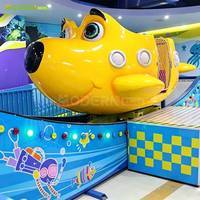 Manège personnalisable avec remorque pour fêtes foraines et carnavals, Mini Flying Fish, Manège Voiture Volante, Manège de parc d'attractions pour enfants