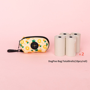 Dispensador de bolsas para caca de perro con accesorio de correa Suministros de entrenamiento para mascotas Dispensadores de bolsas de basura para una fácil limpieza - Product Image 4