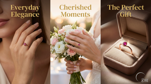 Bague en or rose 18 carats avec rubis naturel, design unique, polissage exquis, vente en gros pour unisexe/hommes/femmes, cadeau de fête - Product Image 4