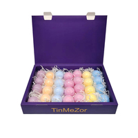 Ensemble de bombes de bain pour femmes, ensemble de 28 bombes de douche à bulles faites à la main, idée de cadeaux d'anniversaire de fête des mères pour femmes hommes et enfants