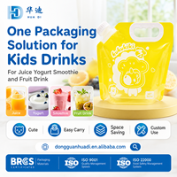 Sac de 3L, 5L, 10L de qualité alimentaire pour boissons, vin, eau avec valve de fond en film PET/PE pour sirop, thé, lait – Emballage en gros