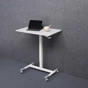 Küçük haddeleme mobil ayarlanabilir yükseklik bilgisayar dizüstü taşınabilir stant masası sepeti masa tekerlekli katlanır masalar küçük alanlar için
