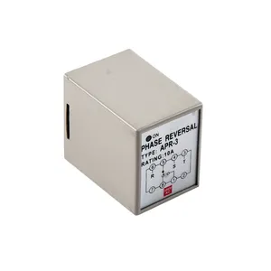 APR-3 elektrische Zeitrelais-Zähler relais Phasensequenz-Knopf-Timer-Relais mit Sockel-Basis programm Twin Timer