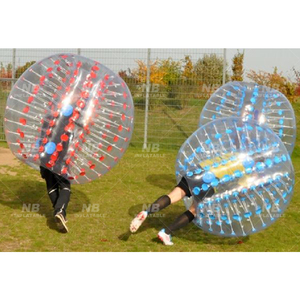 Traje de Burbuja Hinchable de TPU/PVC para Adultos, Balón de Fútbol Humano Inflable, Venta Caliente de Fábrica, B-05 Balón Burbuja - Product Image 1