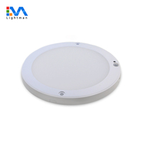 Panneau lumineux de surface à LED ronde avec capteur PIR 18w 220mm