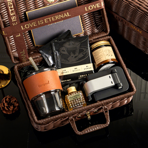Cadeaux de luxe <span class=keywords><strong>pour</strong></span> hommes, ensemble <span class=keywords><strong>cadeau</strong></span> <span class=keywords><strong>pour</strong></span> la fête des pères, <span class=keywords><strong>panier</strong></span>-<span class=keywords><strong>cadeau</strong></span> avec gobelet isotherme et bougie parfumée <span class=keywords><strong>pour</strong></span> mariage et Saint-Valentin - Product Image 2