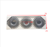 Ensemble de miroirs muraux 3-en-1 multi-motifs en plastique ajouré, style Art Déco de luxe, ton bronze rétro, pour appartement et salon