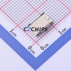 FC05-S10FCT-00 FFC/FPC Connector SMD,P=0.5mm,Horizontal Mount Connector Flip Cover Type Bottom Contact 10P 0.5mm - Product Image 2