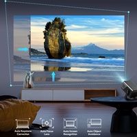 Proyector Portátil Hotack X7AR Android 14, 8000 Lúmenes, 2GB+16GB, WIFI6, 1080P, Mini Proyector Inteligente de Video 4k