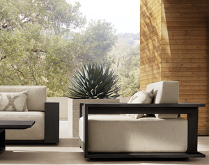 Sasian — ensemble de patio et jardin d'extérieur, mobilier d'extérieur de luxe moderne avec chaise pivotante en Aluminium, artisanal, idéal pour un espace d'hôtel - Product Image 5