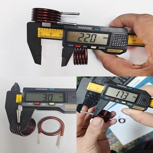 Bobine à noyau d'air QZY3.0 mm, 4,5 tours, fil épais, faible nombre de tours, courant élevé, résistance aux hautes températures 0,3 µH 30 A - Product Image 5
