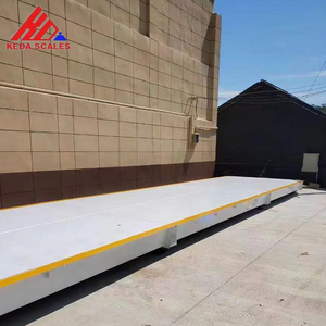 Rampa de acero portátil de 12m y 60T, báscula Industrial, báscula de peso para camión de 100 toneladas, puente de pesaje <span class=keywords><strong>digital</strong></span> con indicador - Product Image 5