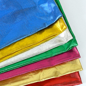 <span class=keywords><strong>Tissu</strong></span> en lamé métallique à prix le plus bas avec des couleurs or, argent, blanc, orange, rouge, rose, toucher doux pour les drapeaux de scène - Product Image 6