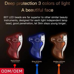 Nouveau <span class=keywords><strong>Masque</strong></span> LED pour le Cou, Soin de la Peau, PDT, Couverture Complète, Élimination de l'Acné, Raffermissant, Masseur - Product Image 5