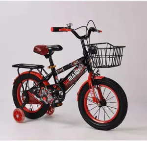 새로운 스타일 빠른 배달 12 "16" 20 "소년 모델 알루미늄 휠 스포크 바퀴 스틸 바구니 어린이 자전거 8 세