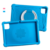 Tablette pour enfants YPORANGE 10,1 pouces, écologique, sans danger, de haute qualité, avec support de protection HTV, ROSE/BLEU, 300g, Parfait