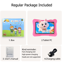 Grosir Tablet anak-anak MTK kinerja tinggi kamera ganda 3000mAh permainan Android edukasi intaile massal