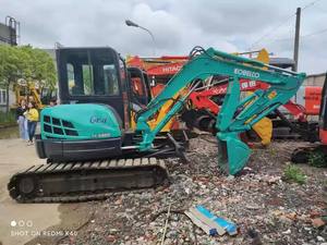 Excavadora Usada Kobelco SK50 Mini de 5 Toneladas, Excavadora Hidráulica de Orugas de Segunda Mano, SK55 SK35 de Alta Calidad en Venta - Product Image 3