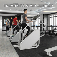 Tapis roulant monte-escaliers commercial électrique en acier pour salle de sport avec vitesse réglable et emballage personnalisé