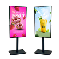 Écran numérique de vente au détail sur pied HUSHIDA 43 pouces tout-en-un avec logiciel CMS Cloud, rétroéclairage Mini-LED, FHD, haute luminosité, panneau IPS