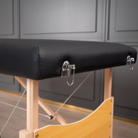 Table pliable moderne portable à 2 sections pour le traitement de salon Spa beauté en gros lit de massage professionnel de haute qualité