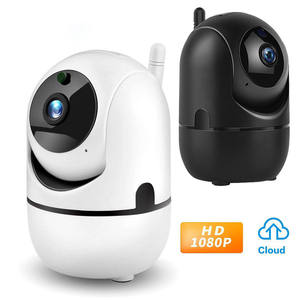 Caméra de surveillance intelligente pour animaux de compagnie, surveillance des bébés, sans fil, 1080P, vision nocturne, vue panoramique, modèle Q4, interphone - Product Image 1