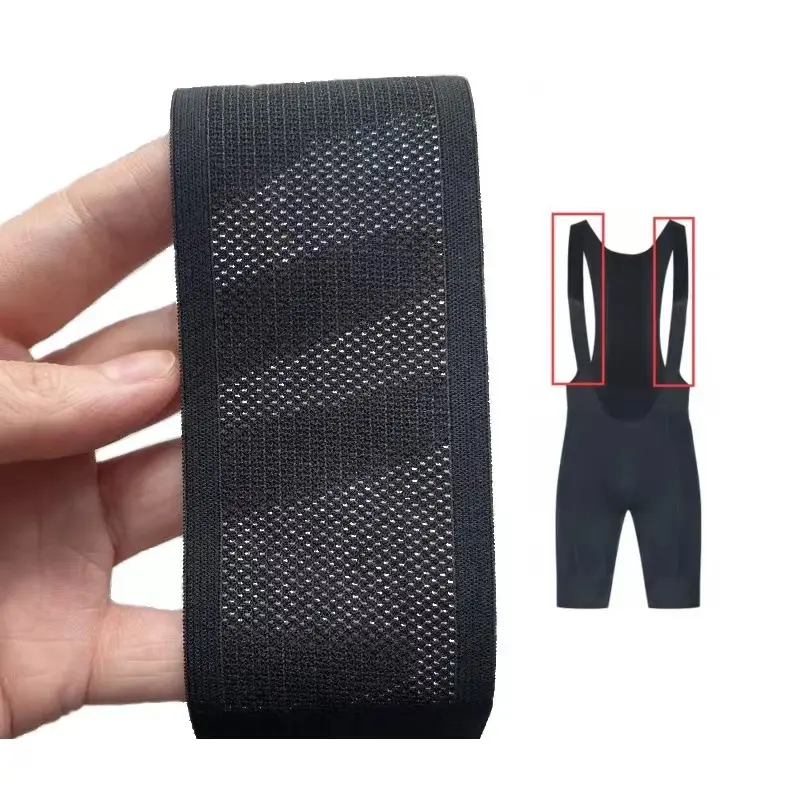 Comfortable Cyclist Bib Shorts Sustainable Cycling Jerseys Silicone Gripper Elastic Tapes Made Nylon Comfortable Clothing