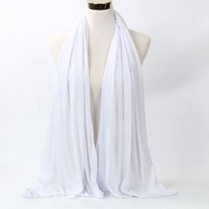 Écharpes en mousseline de qualité supérieure, châles doux, hijabs, foulards musulmans tendance, hijab grande taille uni pour femmes - Product Image 2
