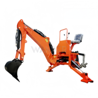 Pelle-pelle rétrocaveuse tracteur 18-45HP, chargeuse-pelleteuse à attelage 3 points