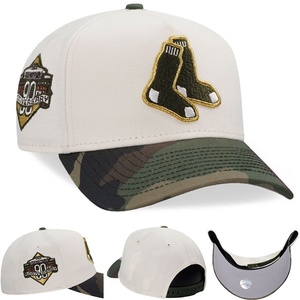 Casquette de baseball ajustable unisexe, <span class=keywords><strong>5</strong></span> panneaux, avec logo personnalisé, broderie à la main, style sportif, vente en gros, OEM - Product Image 1