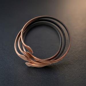 Elegant Copper <b>Bracelet</b> Featuring Traditional Handmade Work and Adjustable Size for Gift Giving Occasions - Product Image 2