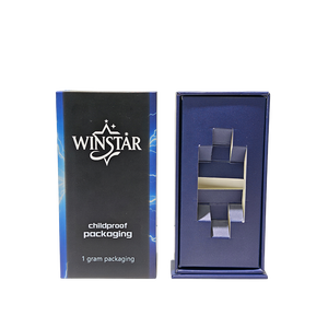 Emballage en papier jetable résistant aux enfants avec logo personnalisé, tiroir coulissant en carton, boîte en papier pour l'emballage de cartouches de 1 g - Product Image 4