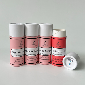 Push up LipStick Bálsamo labial Cosmético orgánico en tubo de papel ecológico Tamaño personalizado Desodorante Tubo redondo Con diseño a prueba de humedad - Product Image 3