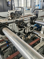 Machine automatique à grande vitesse pour le pliage, le collage et la couture de boîtes en carton ondulé 2800