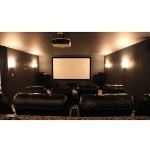 2.35:1 100インチProjector Screen/3D Silver Fixed Projection Screen/Home Cinema System