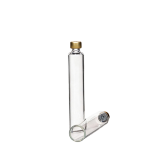 ขวดแก้วใสขนาด 3 มล. สำหรับบรรจุของเหลวเครื่องสำอาง แบบเติมได้ - Product Image 1