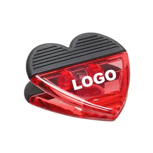 Custom Logo Heart Shape Plastic Refrigerator Magnet Clips Sets,Multipurpose Magnet Paper Clips,Snacks Bag Clips