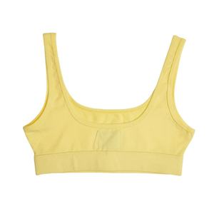 Soutiens-gorge de sport athlétiques simples et confortables à séchage rapide, à fort impact, avec logo frontal, grandes tailles, vente en gros directe d'usine - Product Image 6