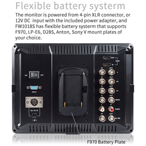 V1 FW1018SP Feelworld จอภาพติดกล้องหน้าจอ IPS HD เครื่องมือสร้างภาพยนตร์รองรับโลโก้ออกแบบได้เองโรงงานโดยตรง - Product Image 5