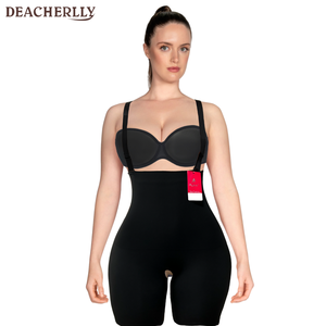 Culottes gainantes sans couture à taille haute, shorts gainants à entrejambe ouvert, contrôle du ventre, taille et cuisses, rehausseur de fesses - Product Image 5