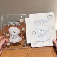 Étui de protection rigide transparent en cuir avec impression personnalisée par sublimation et porte-crayon pour iPad 11 A16 Air 11 10.9 Pro 11 12.9 13