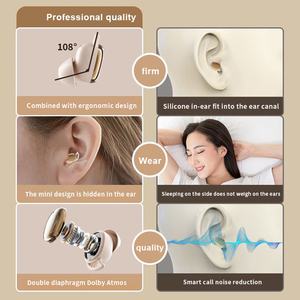 Auriculares Inalámbricos TWS Mini para Dormir con S601, Auriculares TWS para Dormir, Auriculares Manos Libres Tipo C - Product Image 3