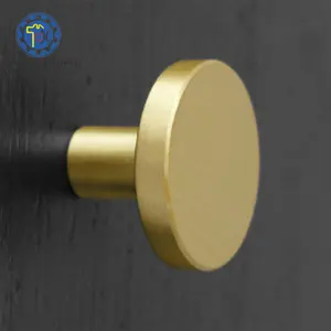 China Supplier Custom Made CNC Machined Cheap Metal Copper Brass Handle And Knob For Drawer and Door