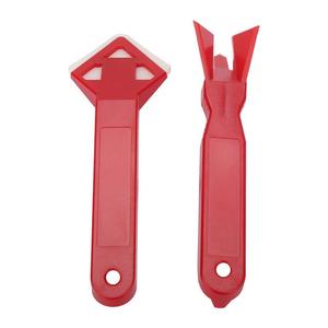 Bộ Dụng Cụ Bít 2 Cái Xẻng Gỡ Keo Silicon Dụng Cụ Nạo Bít Xi Măng Thủy Tinh Màu Đỏ Cho Bất Kỳ Góc Cạnh Nào - Product Image 2