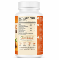 Capsules de Curcumine + Mélange d'Herbes de Haute Qualité OEM/ODM, Antioxydant, Sans Gluten, Favorise la Santé Cellulaire et la Flexibilité Articulaire