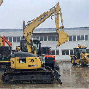 Miniexcavadora sobre orugas Komatsu PC78US usada de alta calidad, excelente rendimiento, motor de Motor Shanghai Kawasaki KYB de 8 toneladas a la venta - Product Image 1