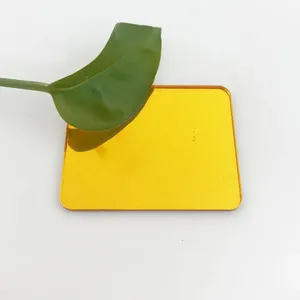 Campione gratuito Perspex Gold Mirror pannello acrilico vetro colorato plastica Pmma lastra acrilica a specchio - Product Image 3
